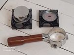 Sage/Breville 54mm Walnut Bottomles Portafilter & IMS BV200NT & IMS B62.52TH28NT