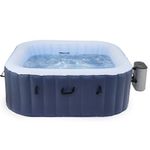 CO-Z 4 Adult Inflatable Spa Tub 1.8 m Portable Outdoor Hot Tub with Pump Blue