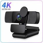 4K Ultra HD Webcam 1080P 60fps Web Camera Autofocus USB Video Computer Camera