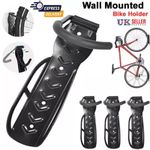 Heavy Duty Steel Wall Mount Bike Hooks Garage Shed Bicycle Storage Holder UK