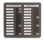 Staff In Out Attendance / Fire Drill Board 20 Names