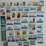 Sailing Ships/Boats Stamps Collection - 50 to 500 Different Stamps 