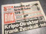 Bildzeitung 15.02.1977 February 15.2.1977 gift birthday 42nd 43. 44. 45. 