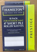 Hamilton Prestige Short Pile Felt Mo-Hair 4" Rad Rollers Pack 10
