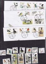 Ireland 2002-4 Bird Definitives FDC & mint kingfisher falcon robin puffin curlew