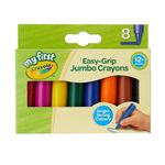 Crayola My First Jumbo Crayons Easy Grip Chunky Colouring Art 8 Pack Kids Child