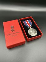 King Charles Coronation Medal Full Size Reproduction - With presentation box
