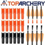 50pcs Archery Arrow Nocks ID6.2mm Half-moon for 15"/7.5" Bolts Arrows Hunting