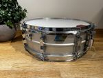 Ludwig Acrolite 14x5 Snare Drum 1975 Blue Olive Great Condition Internal Muffler