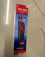 TIS 850 Voltage & Continuity Tester 12–600V AC/DC Digital Display LED Buzzer