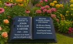 Personalised Grave Plaque Open Book Bible Slanted Memorial Plaque