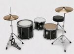 Mapex Mars Pro Drum Kit & Remo Snare Drum - Black