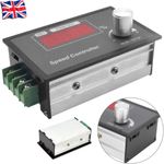 DC6-60V 12V 24V 48V 0-30A PWM Motor Speed Controller LED 0--100% Speed Switch UK