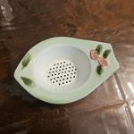 vintage bone china tea strainer 12 Cm Long