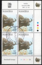 Namibia 1997, Fauna, African Buffalo, SG 764, Block of 4, CTO