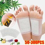 300Pack Detox Foot Patches Foot Pads Body Toxins Feet Slimming Cleansing Herbal