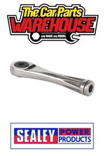 Sealey AK6962 Bit Driver Ratchet Micro 1/4" Hex Stainless Steel Small Access