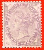 SG. 171. K7 (3). 1d Pale Lilac. A fine UNMOUNTED MINT example of this dif B90687
