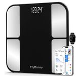 FlyBunny Bluetooth Body Fat Scale Smart Digital Bathroom Scales | RRP £24.99