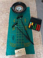 Vintage K&C England Large Casino Roulette Wheel Set