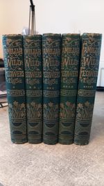 Familiar Wild Flowers By F.Edward Hulme 1st Series 5 Vols Cassell Petter Galpin.