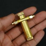 P12 Brass Displacement Lubricator – 1/4 x 40 TPI for Live Steam Engines