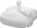 20L White Anthracite Garden Patio Plastic Umbrella Stand Sun Shade Parasol Base