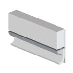 Multipanel Type 103 Floor to Wall Profile White 2.45m
