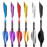 50pcs 1.8" Spin Vanes Spiral Feather Arrow Shaft Fletches for Archery DIY Arrow