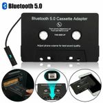 Bluetooth 5.0 Cassette to Aux Adapter for Car, Tape Audio Adapter, Handsfree