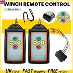 12V ELECTRIC WIRELESS WINCH REMOTE CONTROL HANDSET Heavy Duty For Truck ATV SUV