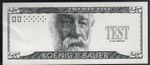 Test Note KBA - "Jules Verne" 25 US Dollar Spceimen Proof