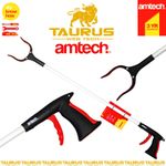 90Cm AMTECH Litter Picker Tool Rubbish Debris Pick Up Long Mobility Reach Aid UK