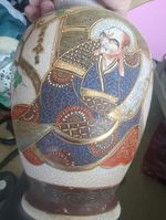 Antique Japanese  Satsuma vase