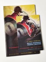 1955 F1 Silverstone 7th Annual International Trophy Peter Collins Win + Postcard