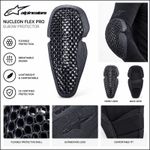 Alpinestars Nucleon Flex Pro Motorcycle Elbow Protectors Bike Jacket Inserts