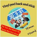 1981 Tax Disc only fools and horses TV Vinyl Sticker Classic Movie Series 80s 
