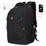 40L Mens Laptop Backpack Waterproof Hiking Rucksack School Luggage Shoulder Bag