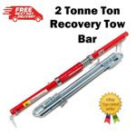 2 Tonne Ton Recovery Tow Bar Towing Pole Spring Damper Car Van Heavy Duty