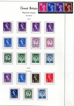SCOTLAND 19 stamps COMPLETE SET pre decimal SG S1 - S13 UM +4 decimal =23 STAMPS