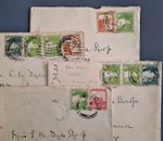 Palestine Lot x4  1929-36 Nablus Nazareth London Reigate Chailey Dyce Sharp C6 