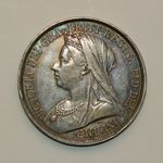 Great Britain 1893 Queen Victoria Crown - Silver Coin