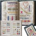 86Pcs/Set 106 Patterns Embroidery Stitch Book Kit  Beginners