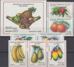 Madagascar Set & S/S Fruits 1992 MNH-12,50 Euro