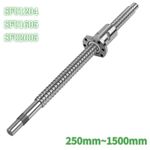 Ball Screw SFU1204 SFU1605 SFU2005 End Machined Ballscrew With Single Ballnut