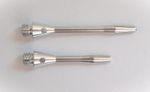 1 SET OF 1/4" THREAD SILVER ALUMINIUM DART STEMS SHORT OR MEDIUM