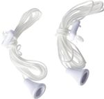 Merriway (2-Piece) Replacement Cord Pull for Ceiling Switch, White 150 cm, 2-Pcs