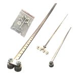 Stainless Steel Precision Cutting Guide for Circular Saws,Adjustable Guide Rail