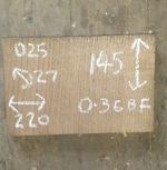 English Oak Blank Thicknessed  145x220x27mm