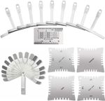 Guitar Luthier Tool Radius Gauge String Action Ruler Feeler Notched Gauge UK NEW